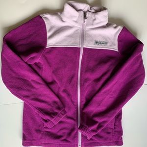 Columbia, zip up sweater.